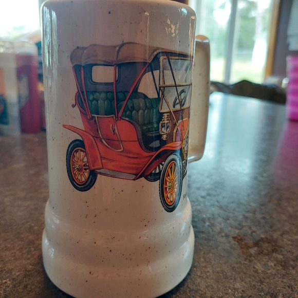 Ford 1908 Model T Mug Stein Cup Beer Coffee Ceramic Pottery Marked Thea 80 - Picture 5 of 7